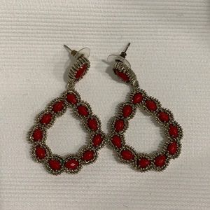 Kendra Scott Red Earrings